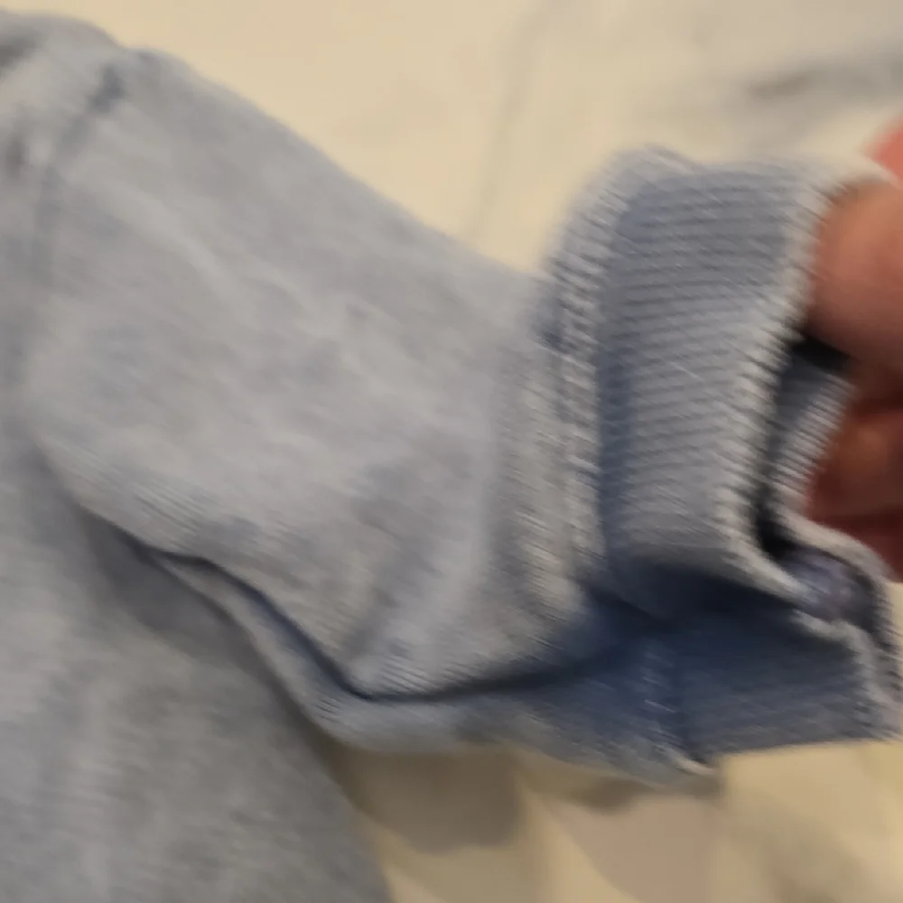 Zara Distressed Light Blue Sweatshirt with Pink Panther, GUC, Fashion Trend - Picture 5 of 8